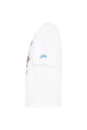 Denver Jr. T-shirt in pure white cotton jersey SAINT BARTH KIDS | DNV000101950L
